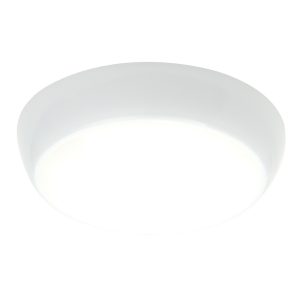 <b>SAXBY</b>&nbsp;<b>50952</b>&nbsp;<br>Vigor LED microwave 325mm round flush EM IP44 16W & 3W