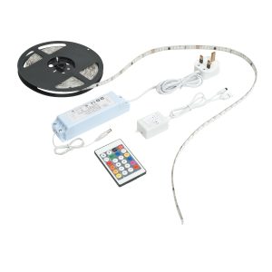 <b>SAXBY</b>&nbsp;<b>51918</b>&nbsp;<br>Aqualine 12V premium 5m RGB kit IP44 24W
