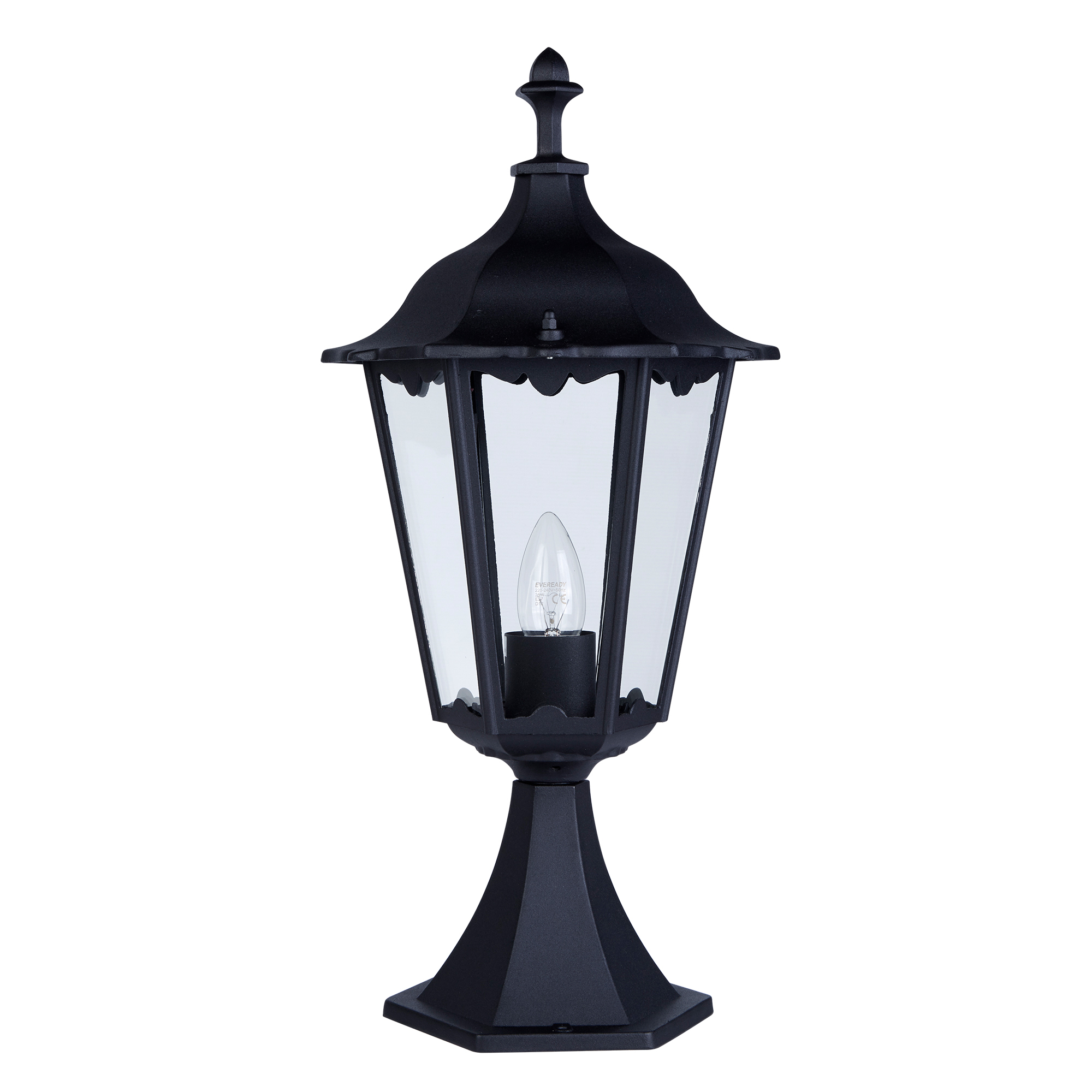 Searchlight 82503BK ALEX OUTDOOR POST LAMP SMALL 1 LIGHT BLACK Ht55