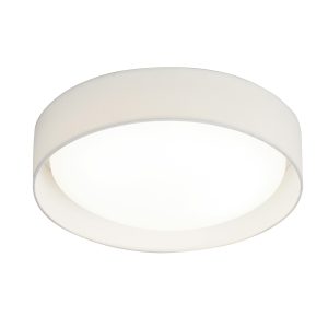 <b>Searchlight</b>&nbsp;<b>9371-37WH</b>&nbsp;<br>MODERN 1 LIGHT LED FLUSH CEILING LIGHT, ACRYLIC, WHITE SHADE