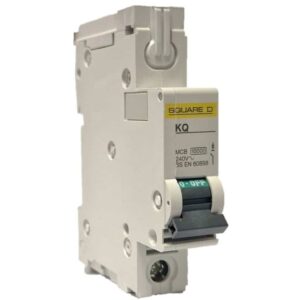 Square D KQ10D106 6 Amp Type D Single Pole MCB (Used/Refurbished)