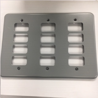 <b>MK</b> <b>K3502 ALM</b> <br> 12G Surface Metal Frontplate