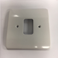 MK K3631WHI Logic Plus 1-Gang Grid Frontplate – White