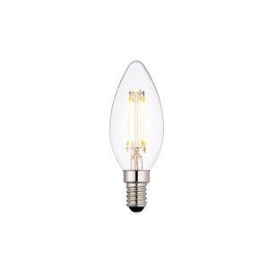 <b>Saxby 76798 </b><br>E14 Filament Candle Dimmable 4w Warm White