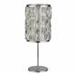 Searchlight Bijou Table Lamp – Chrome Metal & Crystal Glass 6584CC