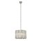 Searchlight Alexandra 5Lt Pendant - Satin Silver & Aquatex Glass 8405-5SS