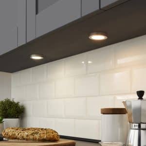 Forum 1.8w 65mm Round Undercabinet Light SF/RC 4000k CUL-37796