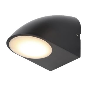 Forum Nevis 1lt WL DC Alum GU10 LED MAX.9W IP54 ZN-35740-BLK