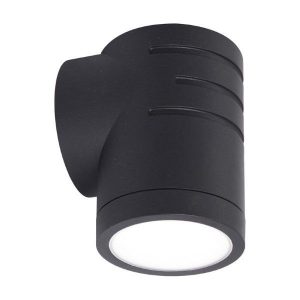 Ansell AREELEDWLD/OCTOW OCTO Reef Black 6W LED 500lm 2700-6500K IP65 85mm WiZ Directional Wall Light