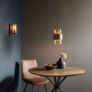 Endon 90599 Antique brass patina pendant