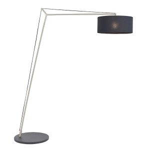 Endon Milan 1Lt Floor - Nickel 92627
