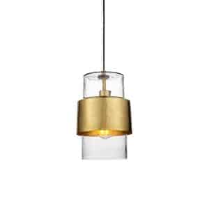 Endon 106718 Brass hammered pendant