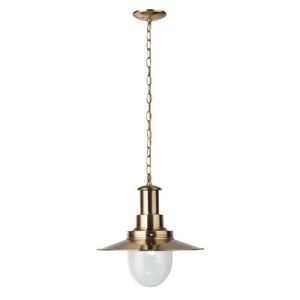 Searchlight Fisherman II Pendant - Antique Brass 5301AB