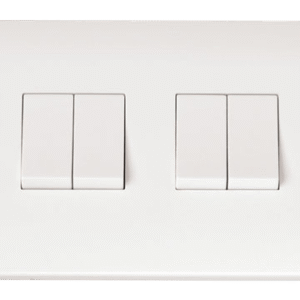Click Mode CMA019 10AX 4 Gang 2 Way Plate Switch