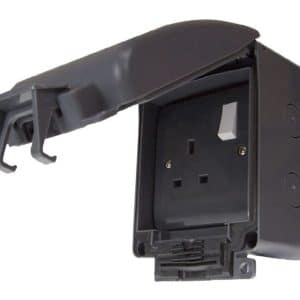 Click Scolmore OA035AG 1 Gang IP66 Socket
