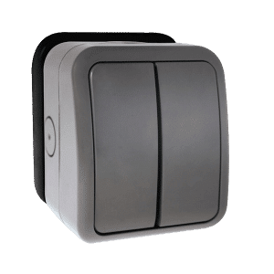 Click Scolmore OA412AGU 2G 2Way IP66 Switch