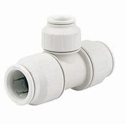 JG Speedfit Plastic Push-Fit Reducing Tee 15mm x 15mm x 10mm
