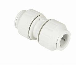 JG Speedfit Plastic Push-Fit Equal Coupler 15mm