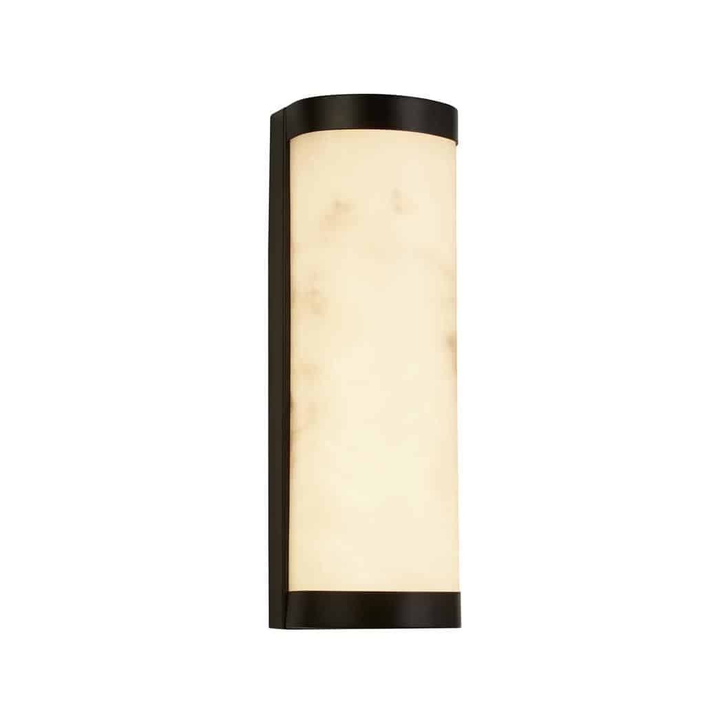 Searchlight Nile LED Wall Light, Matt Black Metal 10887BK