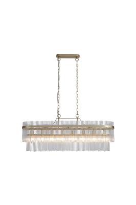 Searchlight Lara 8Lt Oval Pendant 11400-8GO
