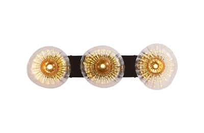 Searchlight Sunbeam 3lt Wall Light 24122-3BK