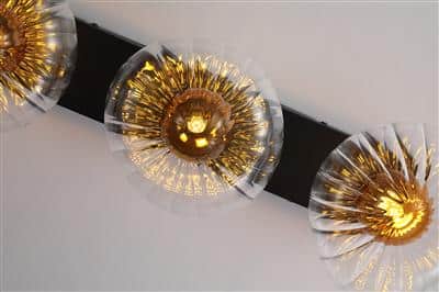 Searchlight Sunbeam 3lt Wall Light 24122-3BK