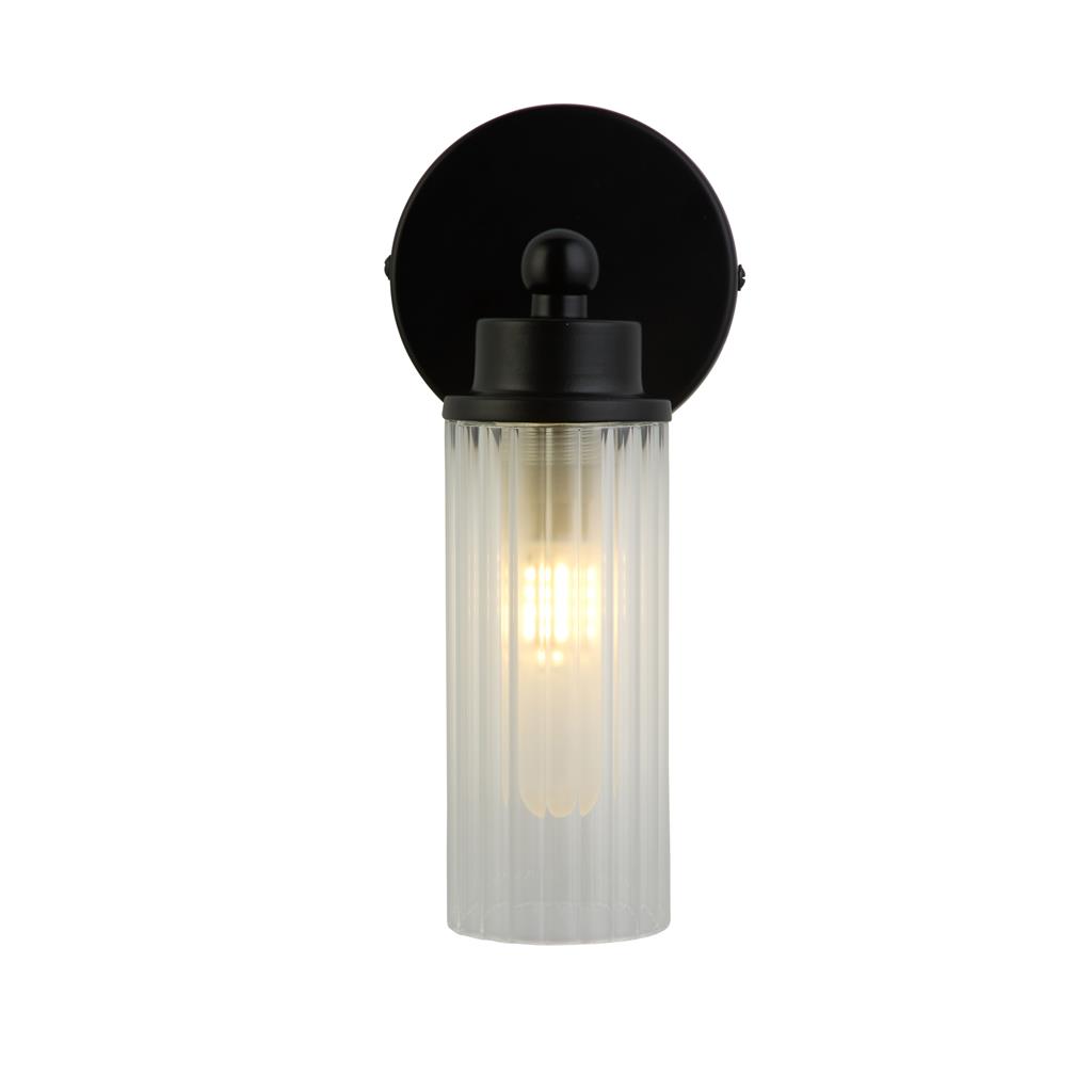 Imperial 1Lt Wall Light, Matt Black 29981BK