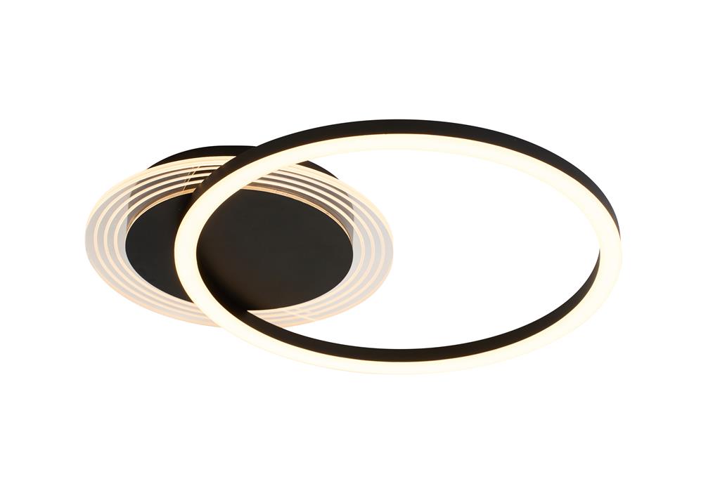 Contour LED Flush, Matt Black 13650BK