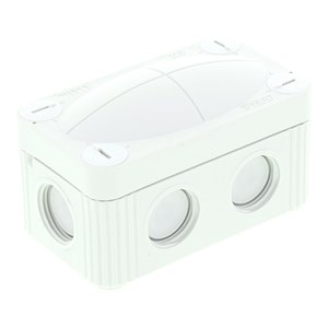 Wiska COMBI 206 White Junction Box | IP66/IP67 Waterproof | Small & Compact Design