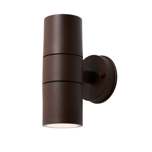 Forum Coast Arbo CZ-37502-RUST Outdoor Wall Light | Rust Carbon Fibre Up & Down