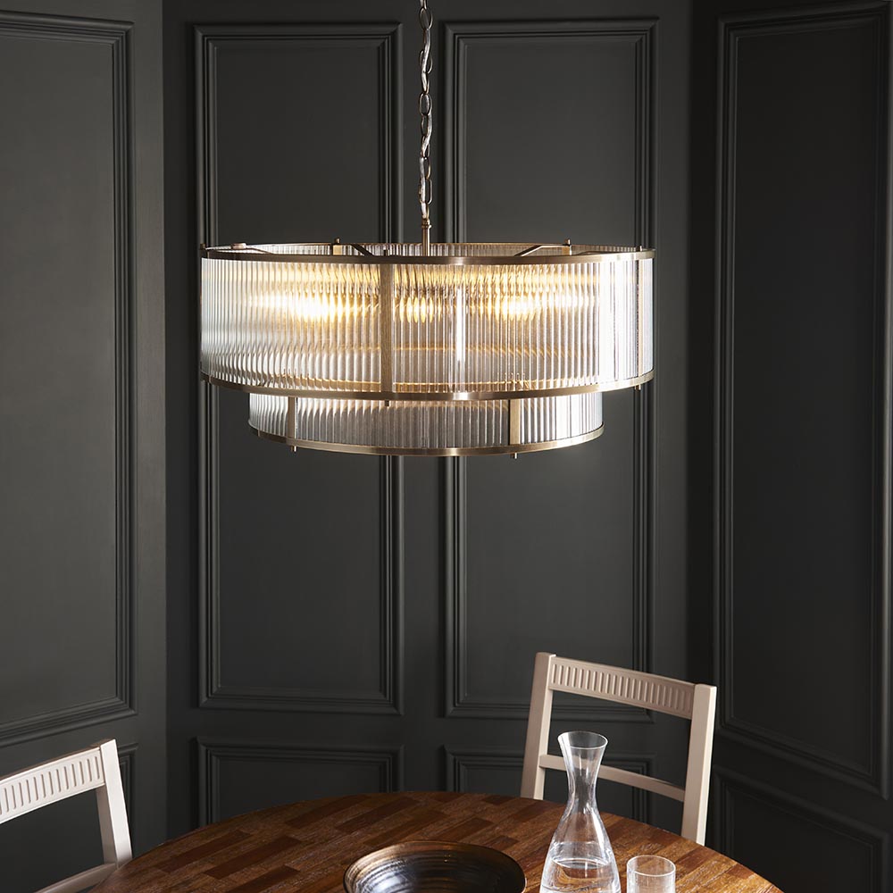 Endon Ridgeton 8lt Tiered Pendant 119456
