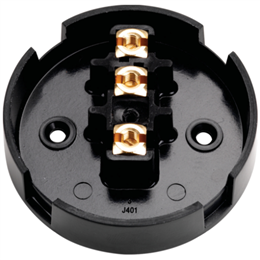 Hager J401 30A 4-Terminal Junction Box | Heavy Duty Brown Power Junction Box