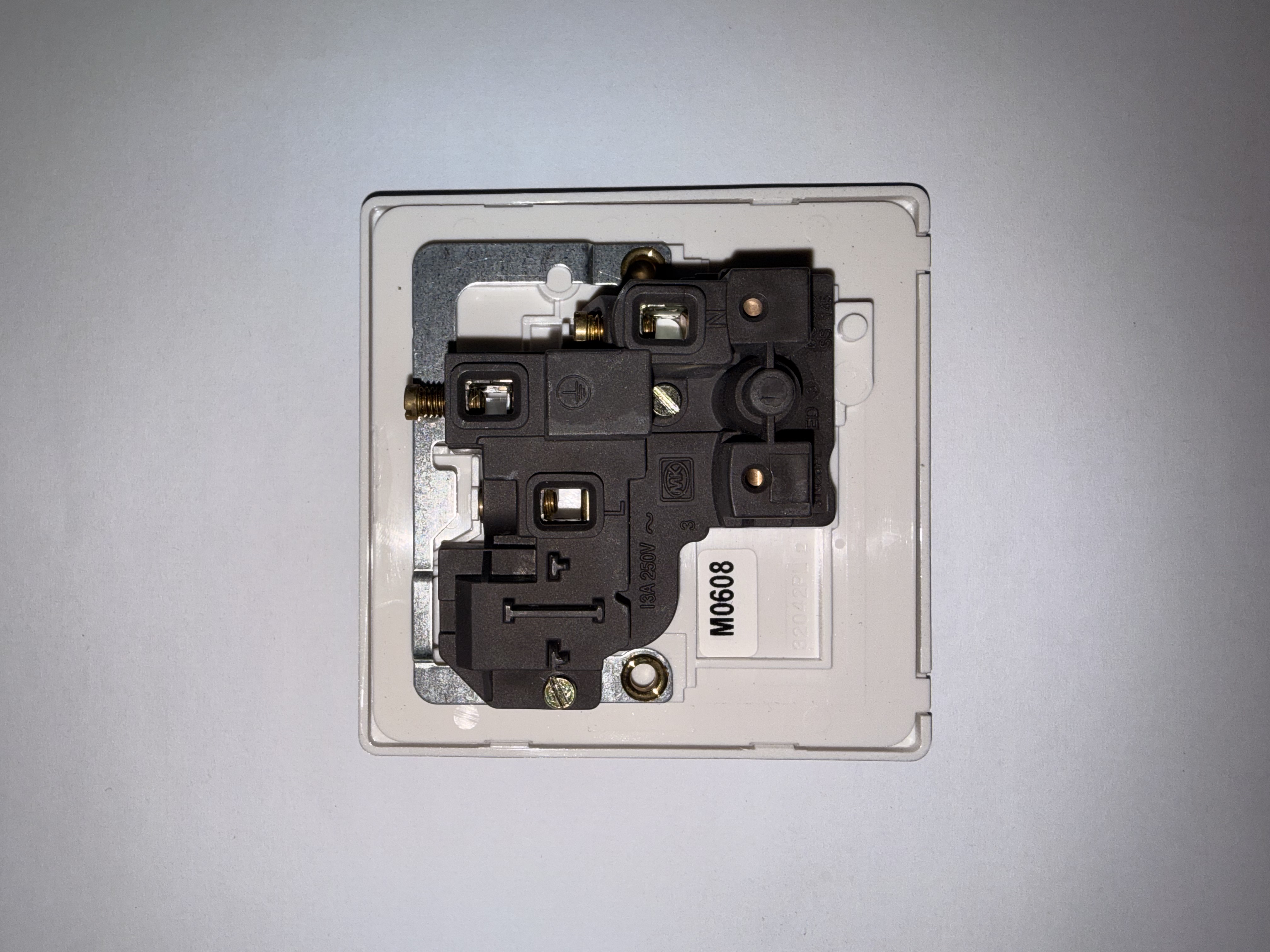 MK Avant K33757RPTTAS2 13A 1-Gang DP Switched Socket – Titanium Finish