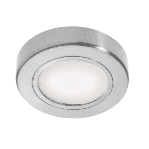 Leyton DLKSM-SS-NW 12V 2W Surface Mounted LED Cabinet Light – Brushed Nickel (4000K)