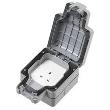 MK K56480GRY Masterseal Plus GREY 1-Gang 13A IP66 Switched Socket