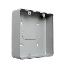 MK K8893ALM Grid Plus 6 & 8 Gang Surface Metal Mounting Box – 40mm Deep