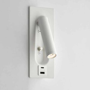 Saxby Lumos LED Outdoor Wall Light – 3W – 3000K – Matt White – 120964