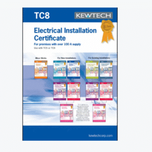 Kewtech TC8 Portable Appliance Testing (PAT) Register & Log Book