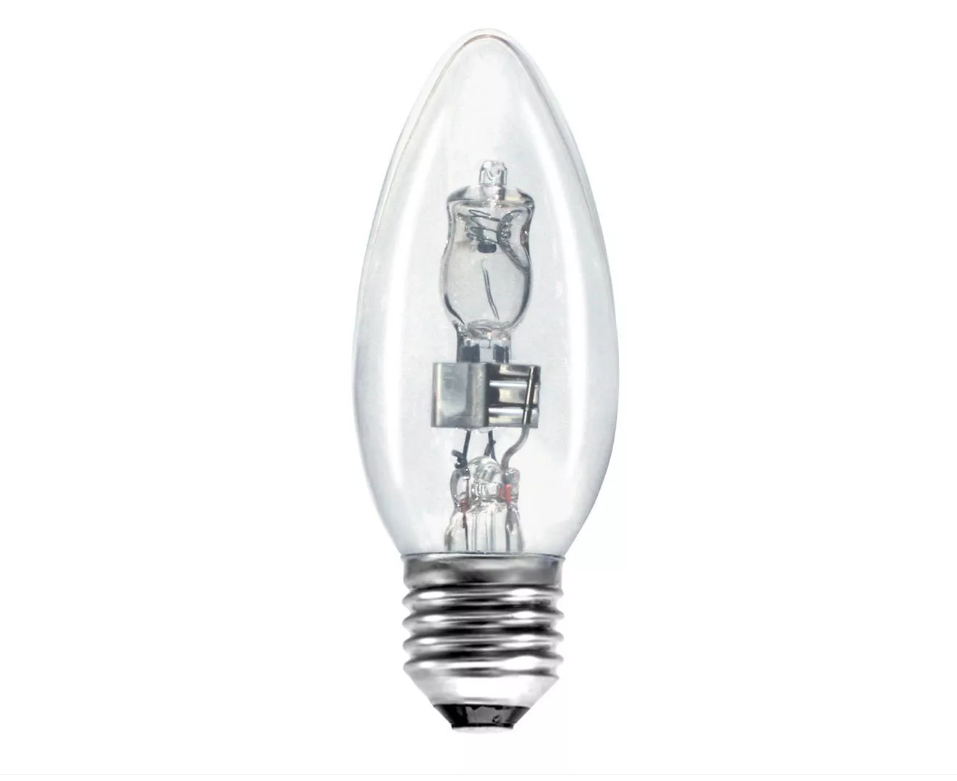 BELL 28W Eco Halogen Clear Candle (05203) – E27 ES, Warm White
