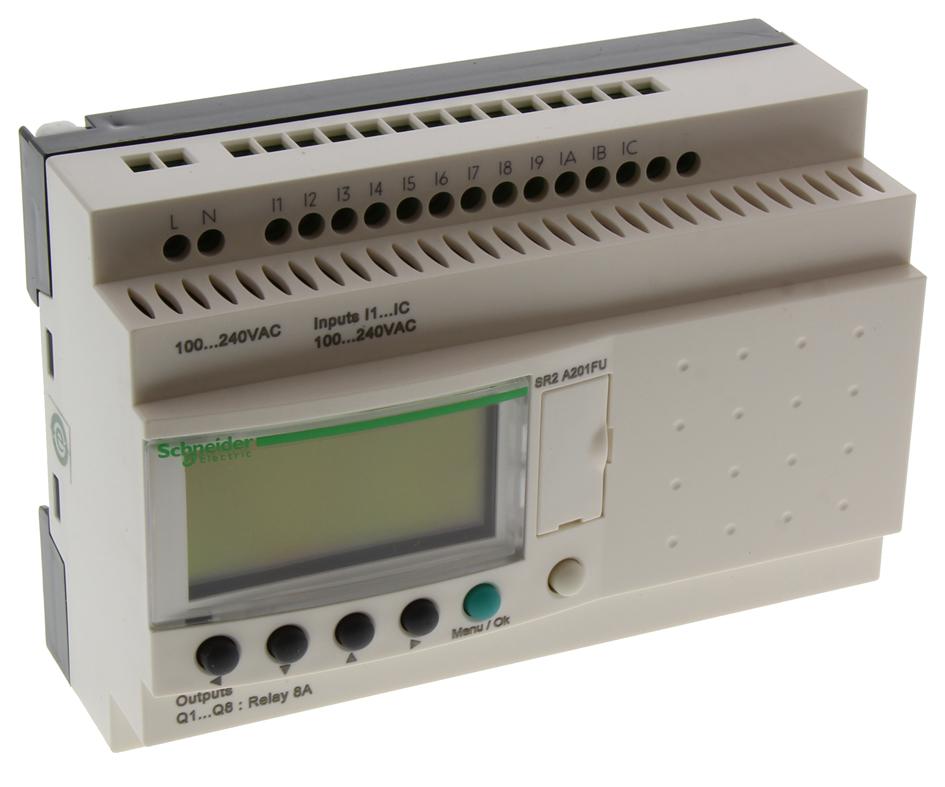 Schneider SR2A201FU Smart Relay | Zelio Logic 20 I/O Compact Compact Base