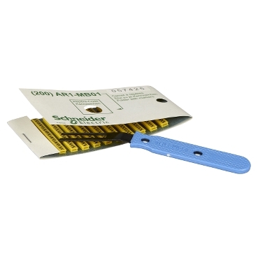 Telemecanique AR1MB01 Linergy TR Cable End Markers Character A-Z | Yellow