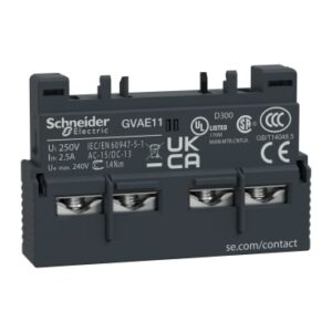 Schneider Electric GVAE11 Auxiliary Contact Block | New Old Stock 1NO 1NC Front Mount