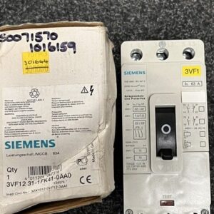 Siemens 3VF1231-1FK41-0AA0 3-Pole 63A MCCB Circuit Breaker