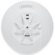 HiSpec Interconnectable Mains Radio Frequency Heat Alarm with 9V Battery Backup | HSSA/HE/RF
