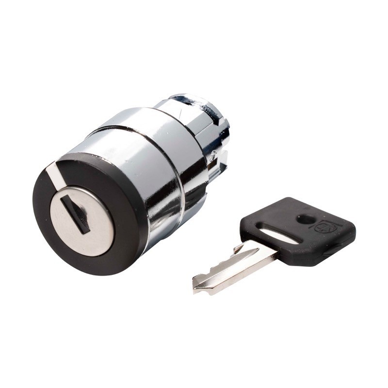 Telemecanique ZB4BG1 3-Position Key Switch Actuator | Harmony Spring Return Left